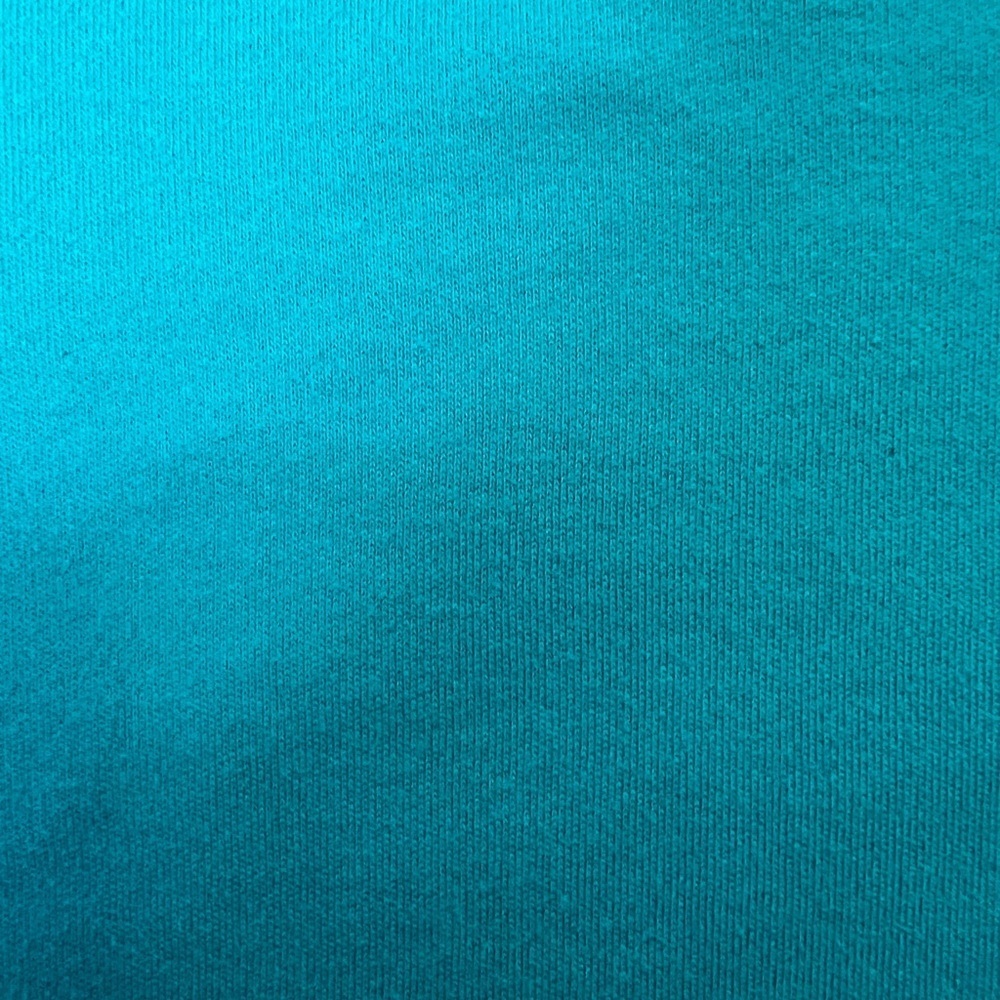 Kim Rogers Vibrant Turquoise Blue Petite Large Short Sleeve Top - Picture 8 of 8